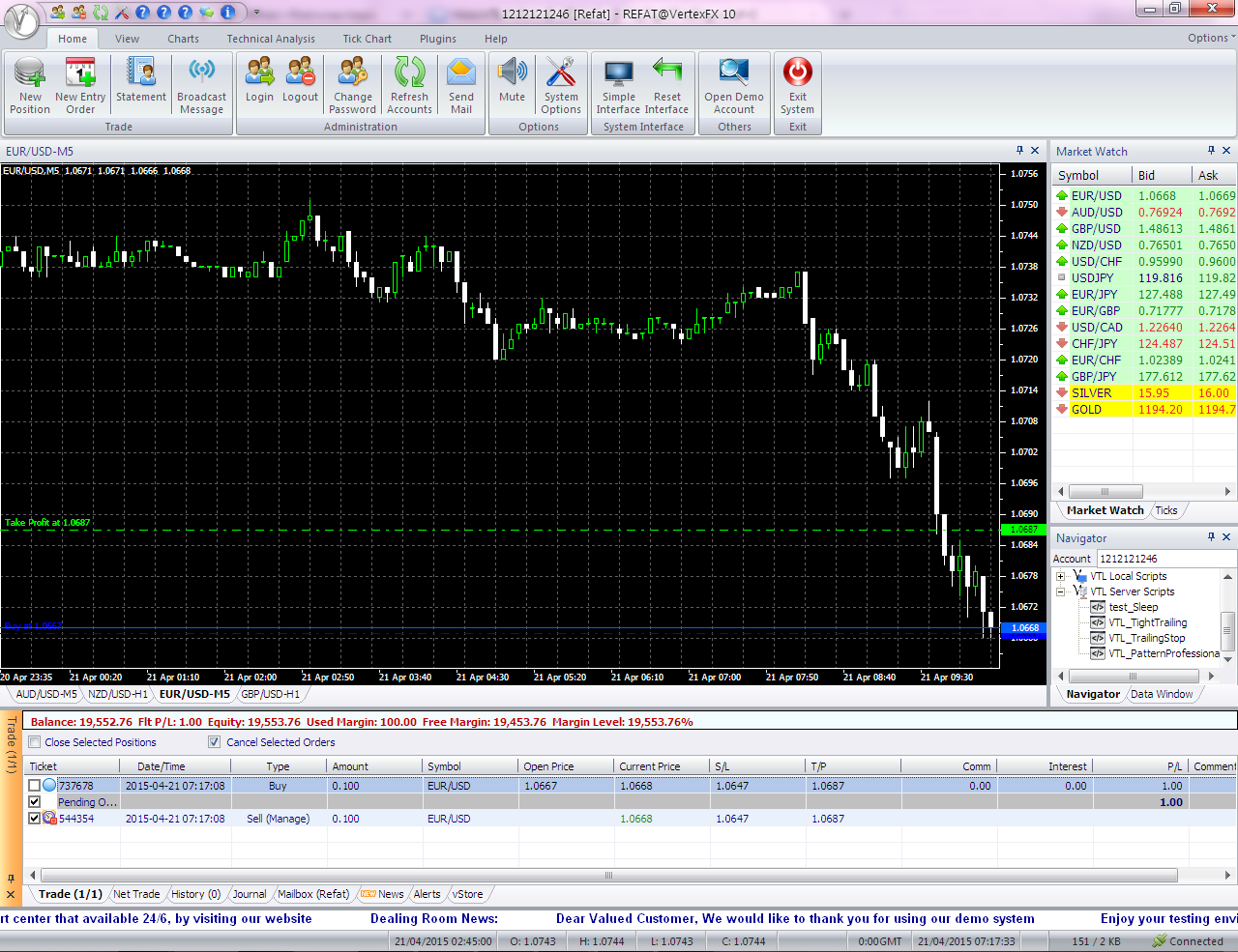 VTL Trailing